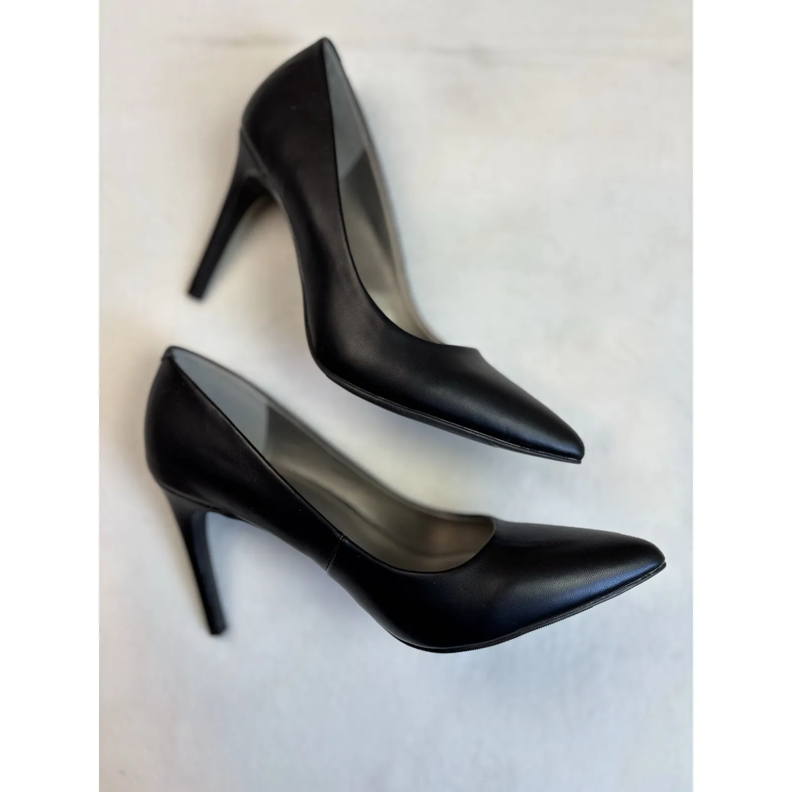 Worthington Wor‎ Zoe Size 9M Black Womens Ladies Pumps High Heel Shoes Ankle EUC - Image 4