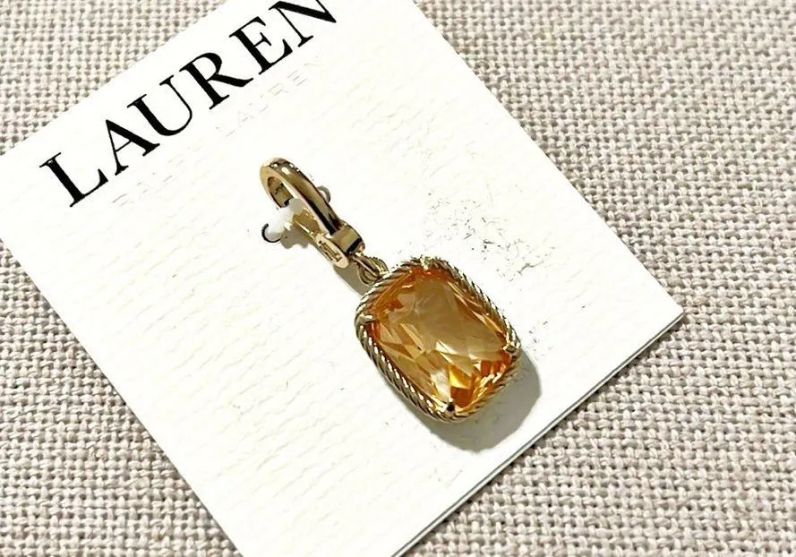 Lauren Ralph Lauren Gold-Tone Necklace Pendant, New with Tag - Image 6