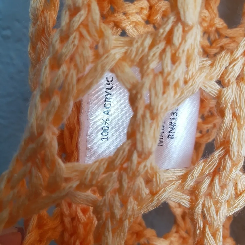 Lovers and Friends Orange Crochet Stellar Skirt - Image 6