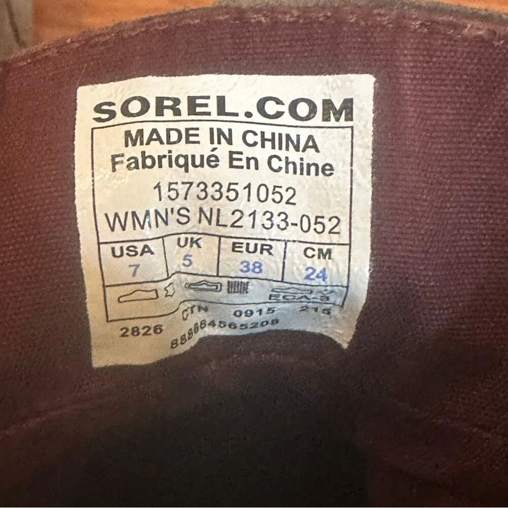 Sorel Women's Out n About Duck Boots sz 7 Leather Waterproof Boots - Image 7