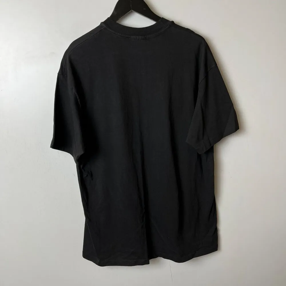 Vintage 90s John & Leeza From Hollywood TV Show Promo T-Shirt Hanes XL Black - Image 3