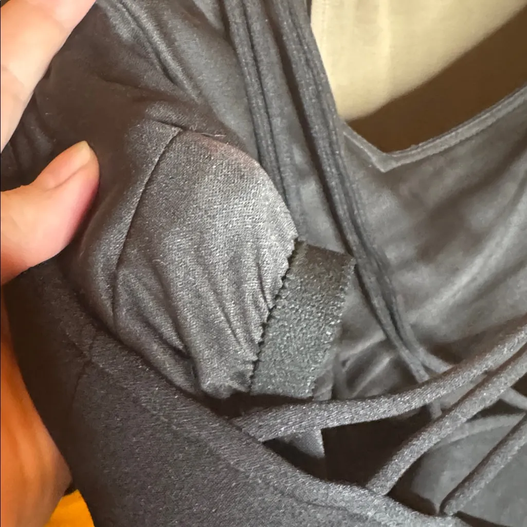 Joseph Ribkoff Black Maxi Dress Strappy Back Sleeveless Formal Gown Size Medium - Image 9