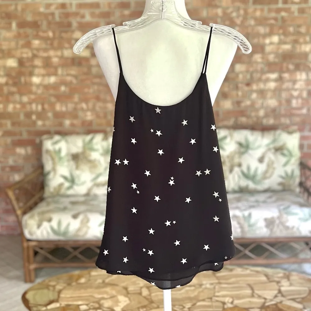 Bar III Knock-Out Camisole Black Star XS spaghetti strap pullover celestial - Image 6
