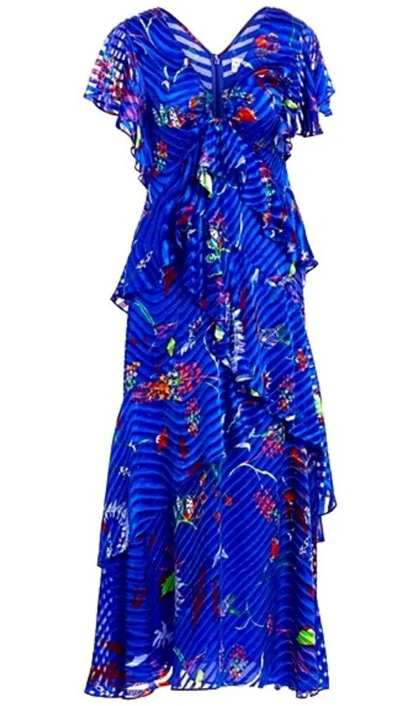 NWT Tanya Taylor Janelle Dress in Surreal Blue - Image 6