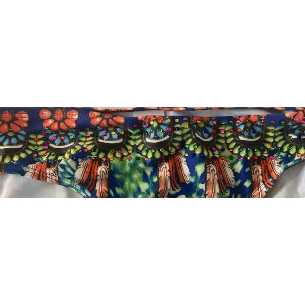 La Moda Animal Print Bikini Bottom Size S - Image 4