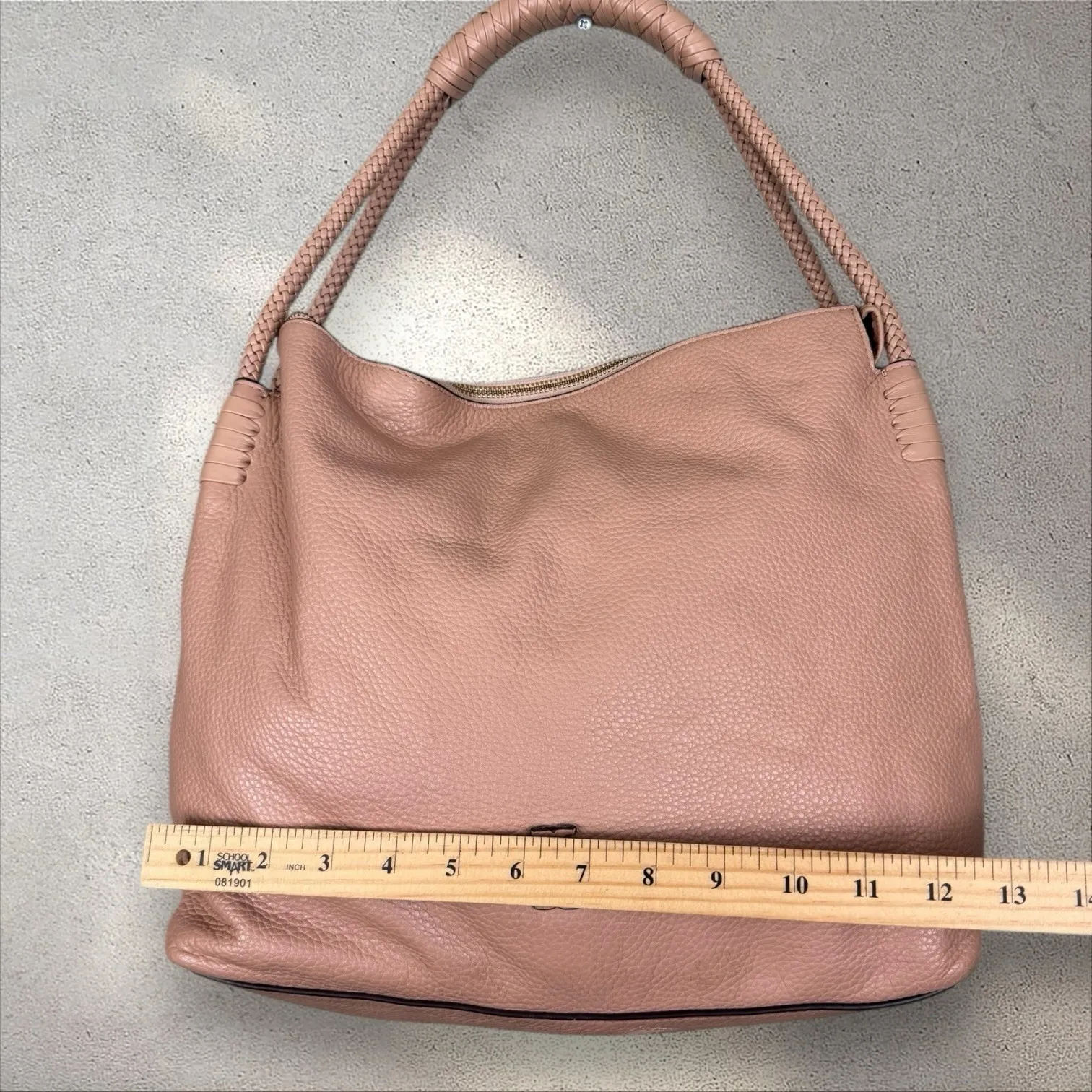 Tory Burch Large‎ Taylor Pebbled Leather Hobo Bag - Image 6