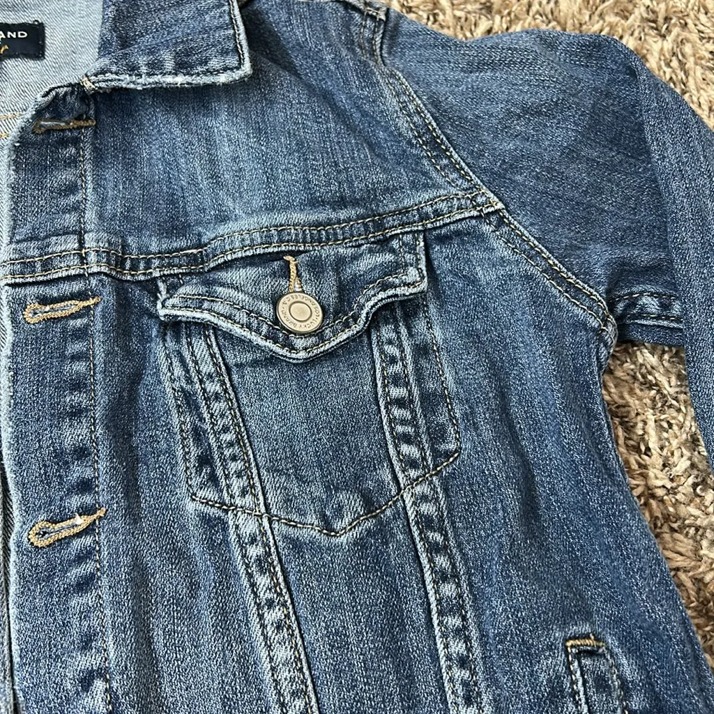 Lucky Brand The Tomboy Trucket Denim Jean Jacket Sz XS - Image 6