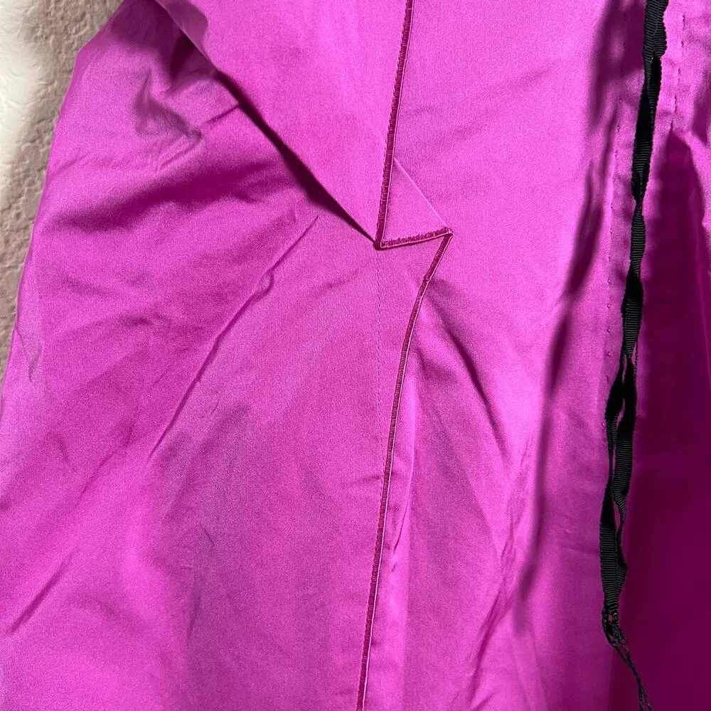 Marc Jacobs Magenta Purple Off Shoulder Twist Knot Front Mini Dress Size 2 - Image 8