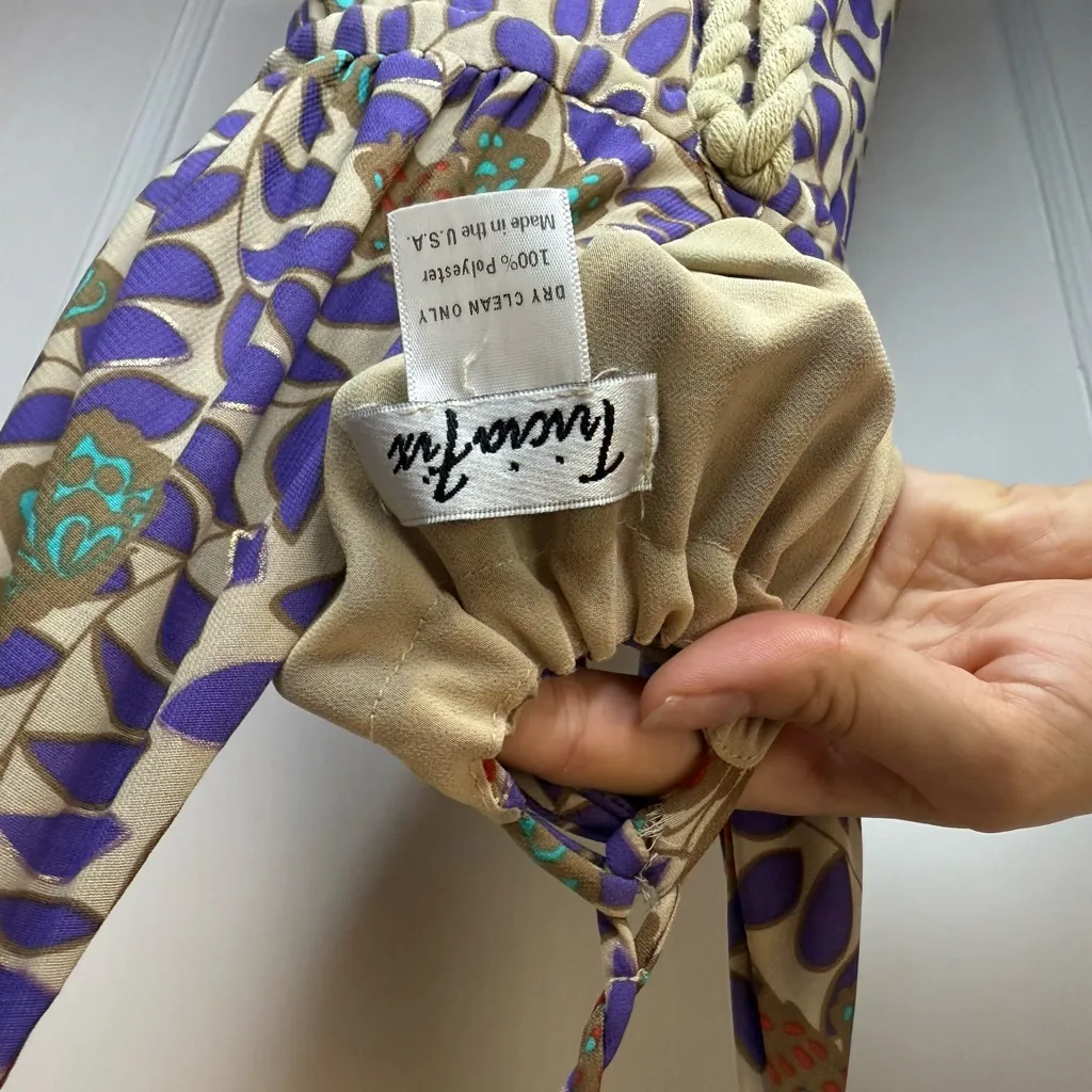 Tricia Fix butterfly Backless Dress Purple - Image 2