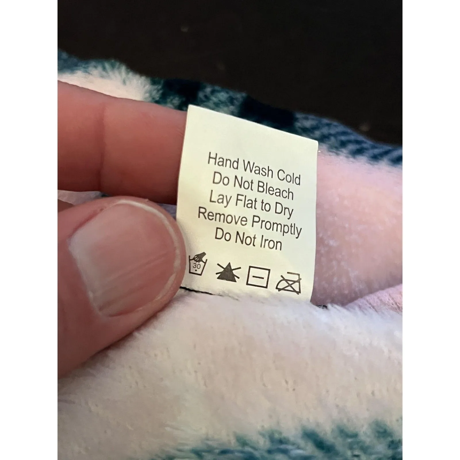 Em & Alfie Sleep Romper Womens Large Pink Blue Plaid Fleece Pajamas Loungewear - Image 7