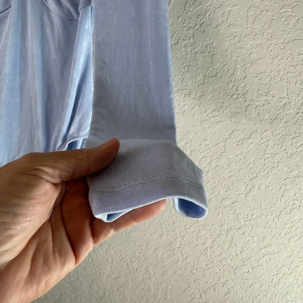 Princess Polly Sky Blue Long Sleeve Bodysuit Size 10 NWT - Image 5