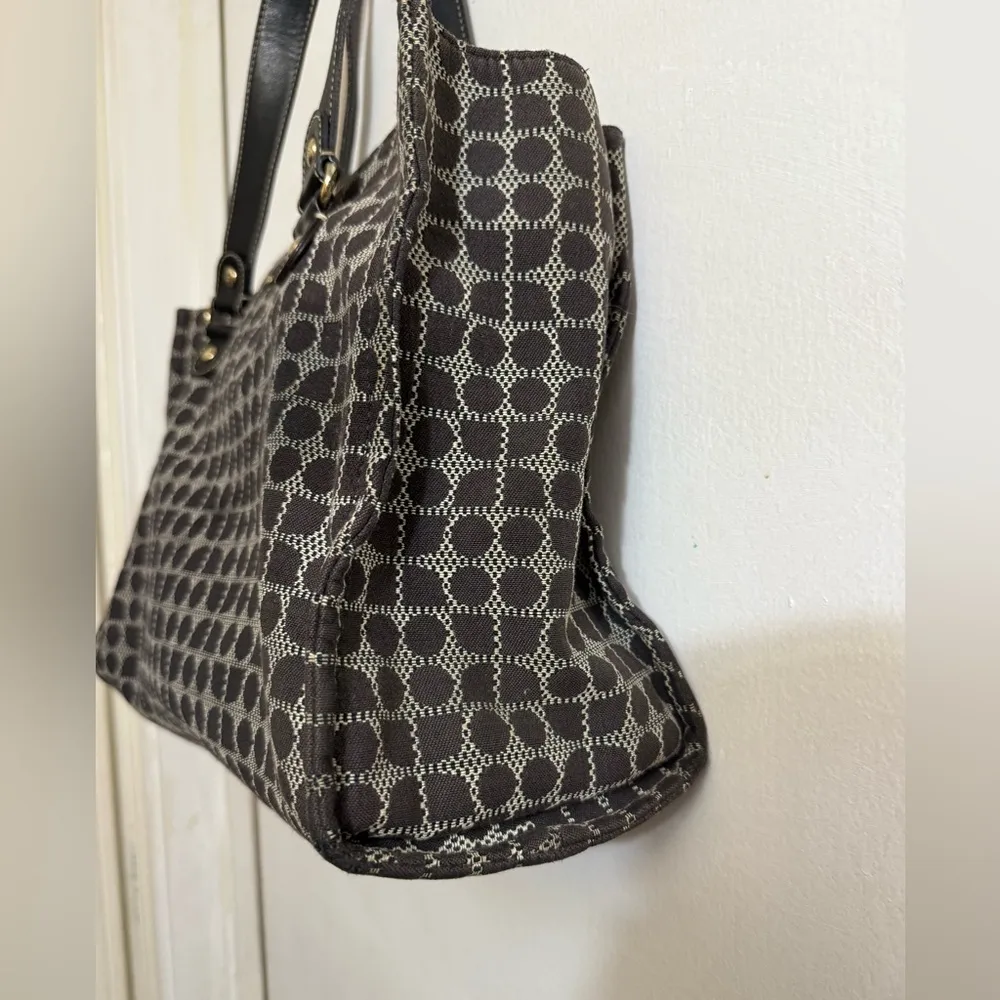 Kate‎ Spade Stylish Black and Cream Large Tote Bag - Image 4