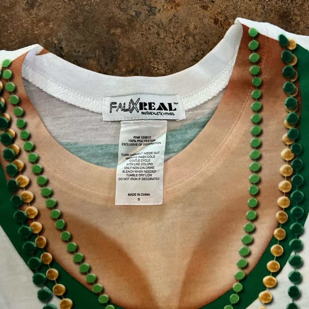 Faux real shirt st paddys dress Small Green - Image 5