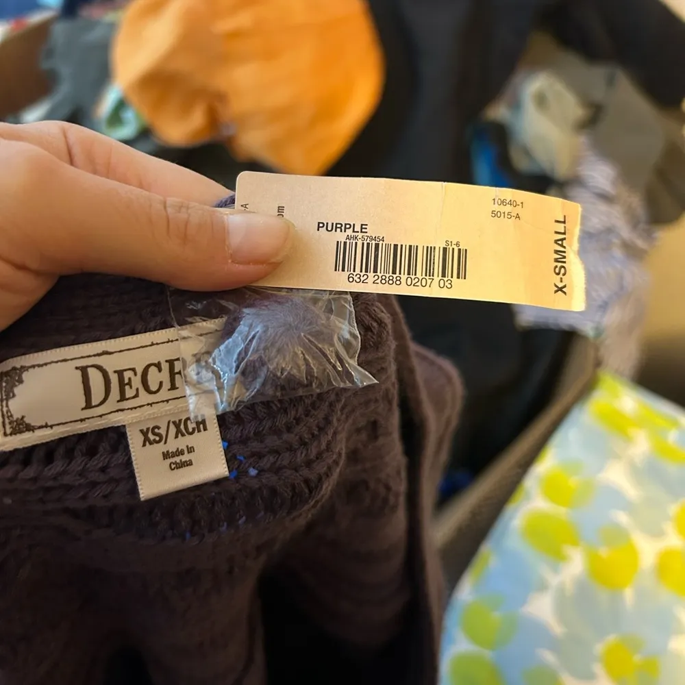 NWT Decree Purple Y2K Mini Sweater Dress - Image 3