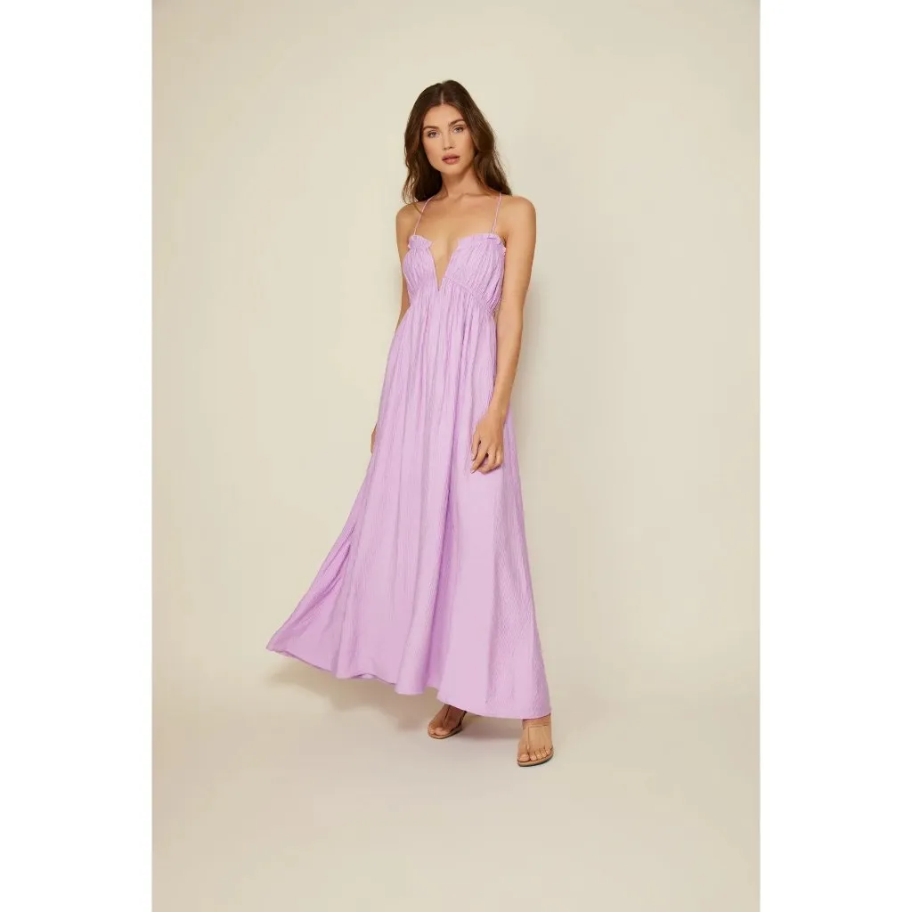 Line & Dot Lylac Maxi Dress in Lilac X-Small New Womens Long Gown - Image 11