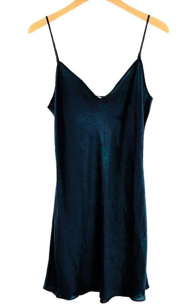 NEW/NWT Wilfred Only Total Eclipse Navy Blue Slip Dress Size Large Aritzia - Image 2