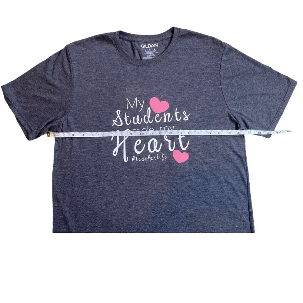 My Students Stole My Heart #teacherlife Womens Tshirt - Image 4