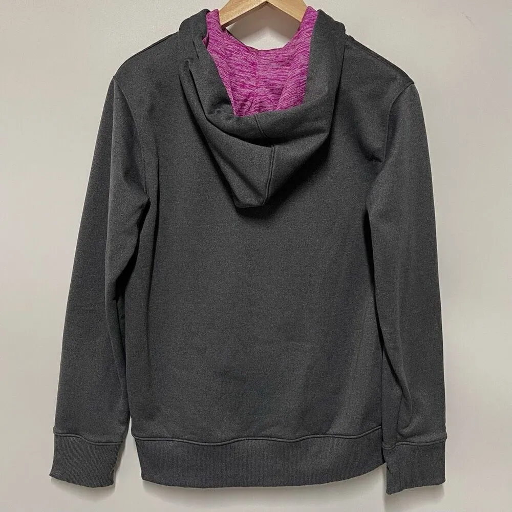 Under Armour Storm Semi-Fitted Fleece Hoodie Sweatshirt (Dark Gray) - Small - Image 3