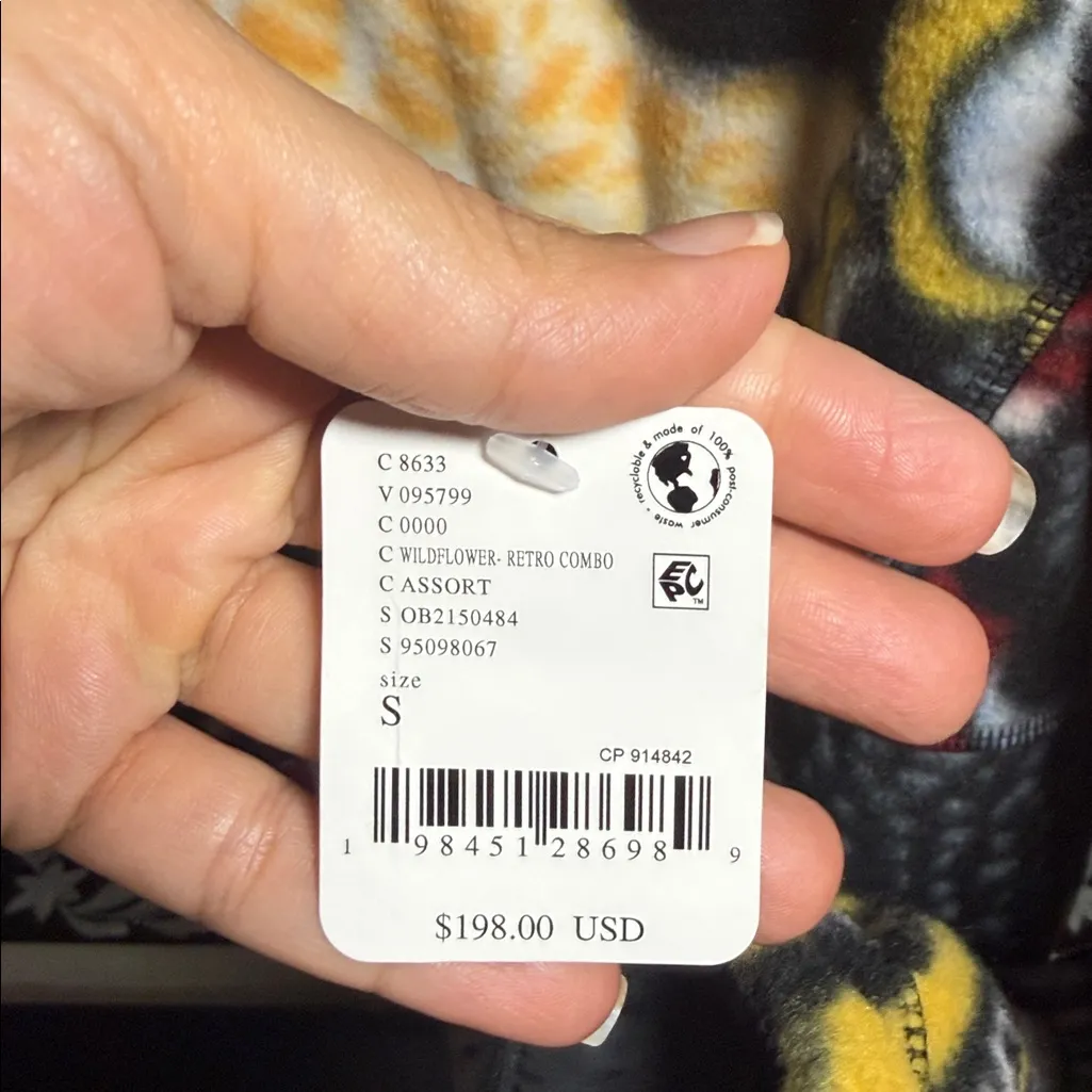 Free People Movement Wild and Free Printed Fleece Pullover Hoodie - Image 5