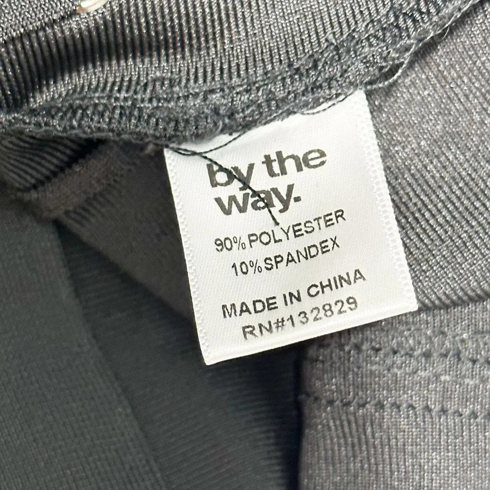 By the Way. Mimi Lace Up Strapless Dress Black Lace-Up Bandeau Corset Mini Small - Image 11