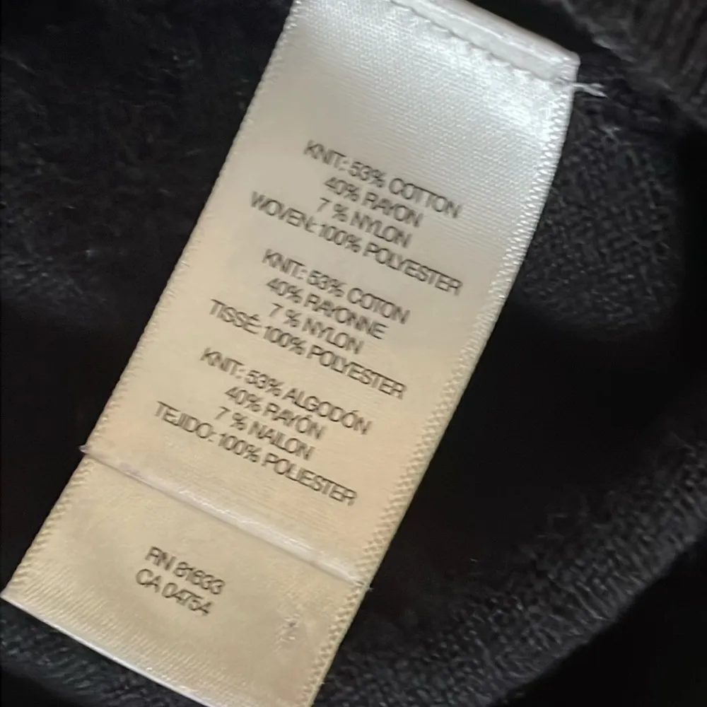 Kenneth Cole short sleeve black sweater button front size S - Image 5