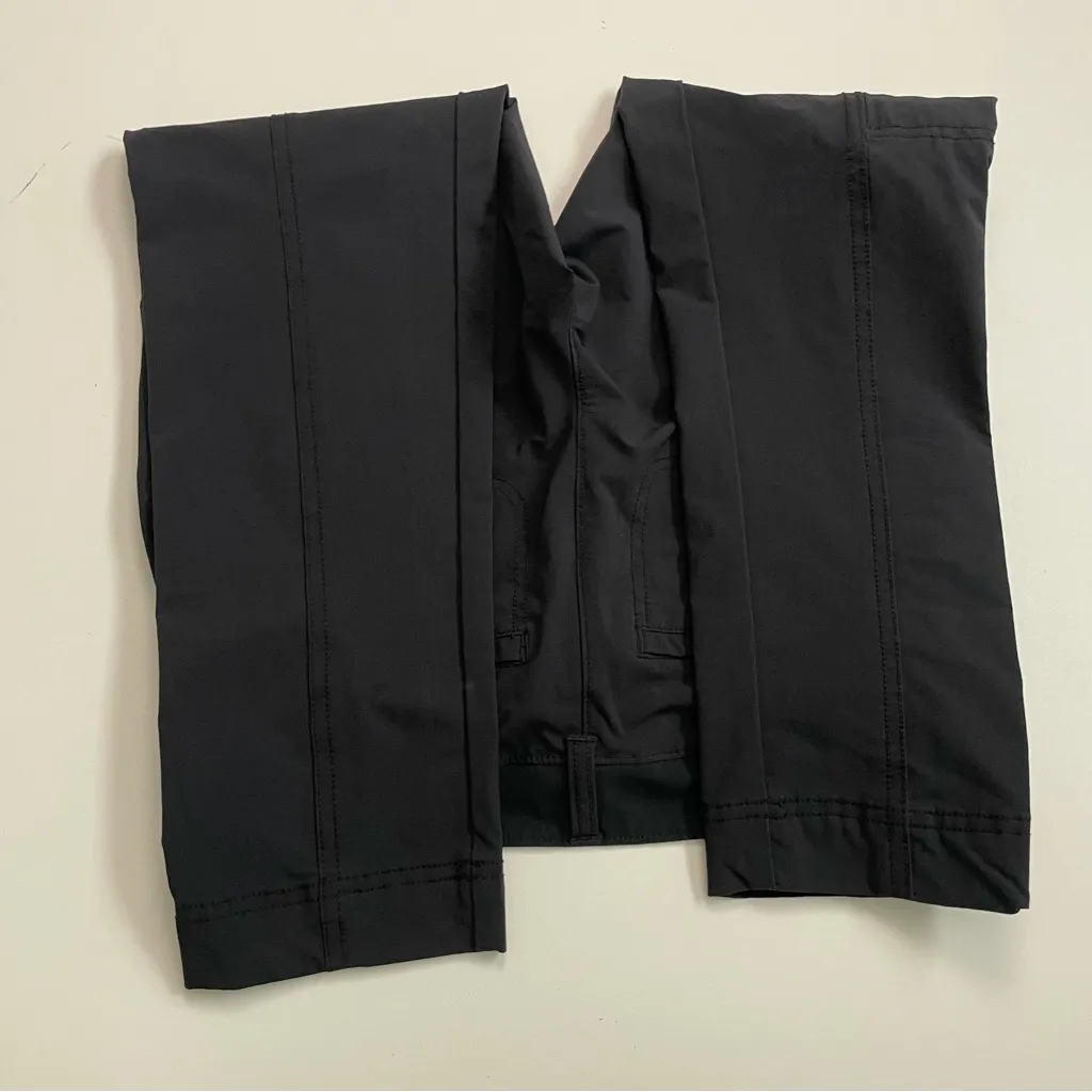 Athleta Pants Palisade Crop Cargo Pockets Athletic Lounge Travel Hiking Black - Image 8