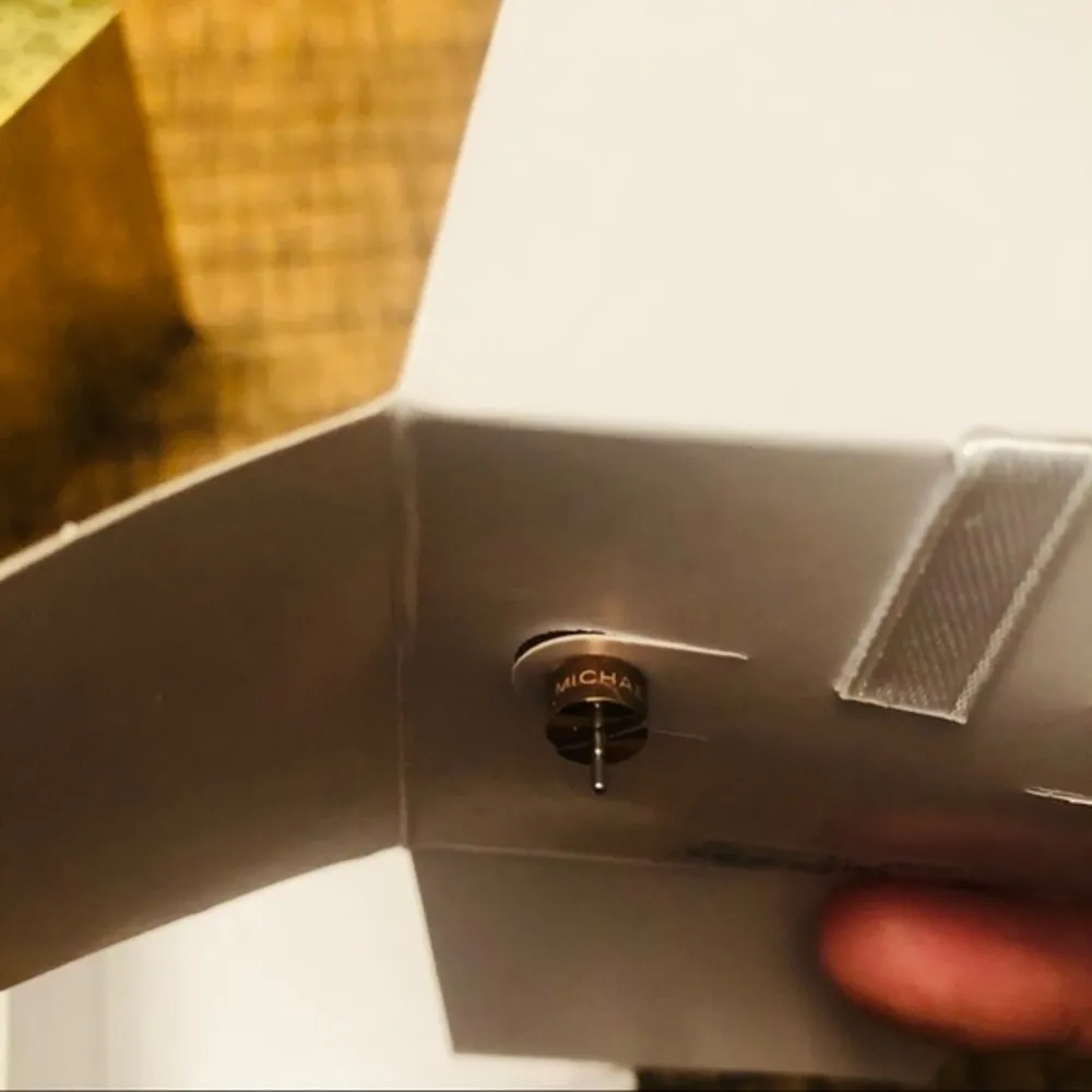 Michael Kors Rose Gold MK Logo Stud Earrings New With Tags - Image 7