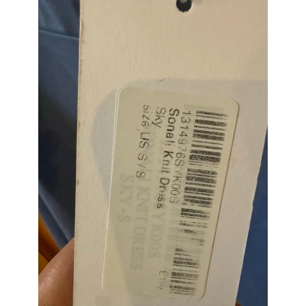 Reformation Sonali Knit Dress Sz small in 
Sky (NEW) - Image 7