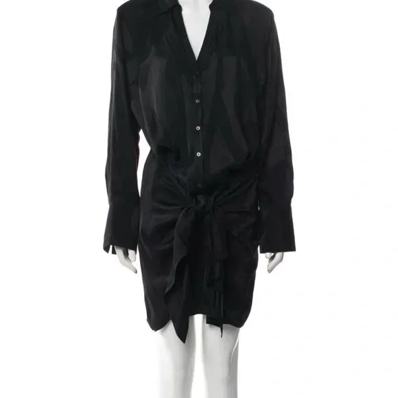 Ba&sh black shirt dress - Image 2