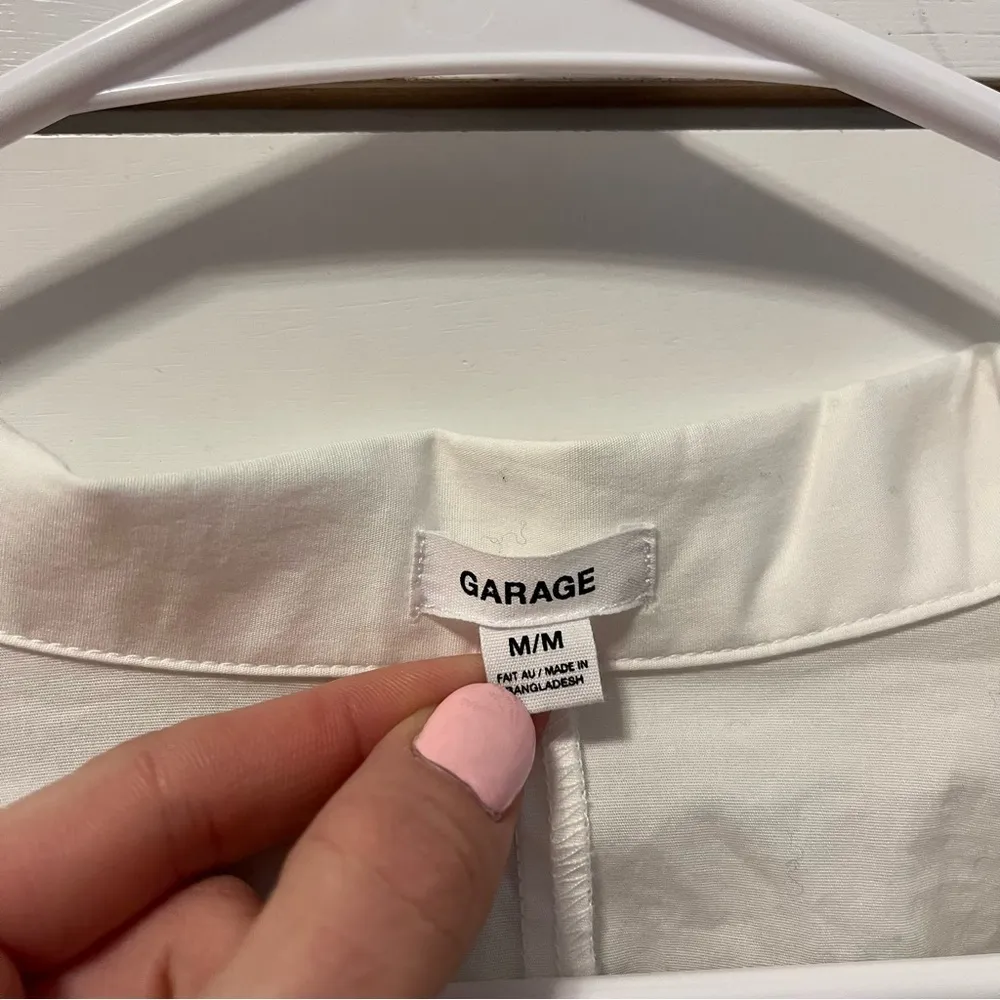 Garage White Alina Flyaway Long Sleeve Top - Image 7