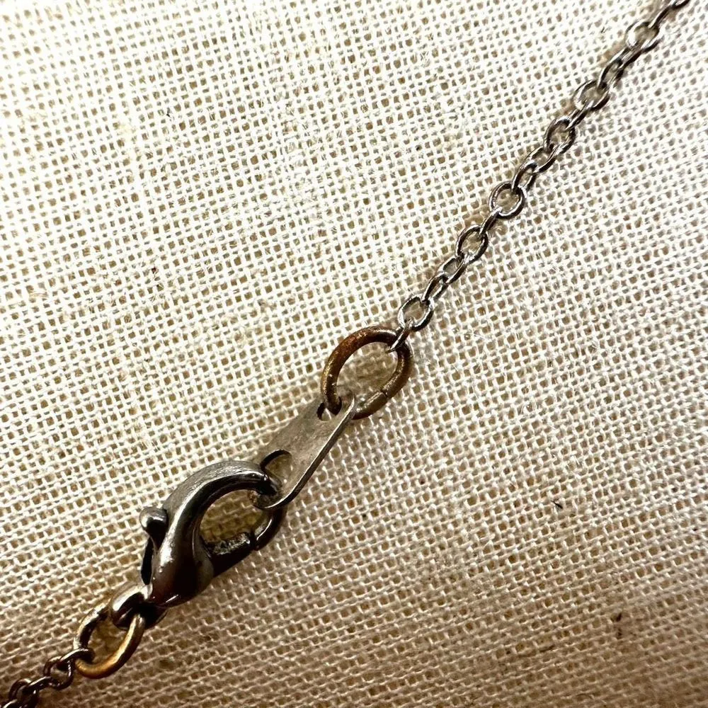 Silver tone recipe and oven mit charm necklace - Image 7