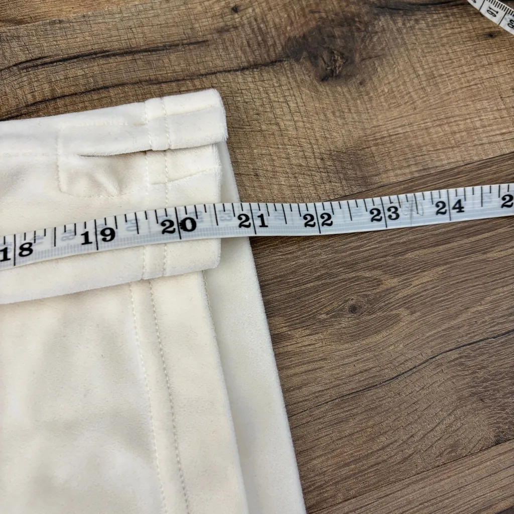 Sno Skins Cozy Velvet Snowflake Beaded Turtleneck Top Ivory - Image 7