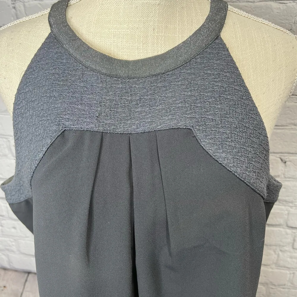 Calvin Klein dark charcoal halter neck blouse large - Image 11