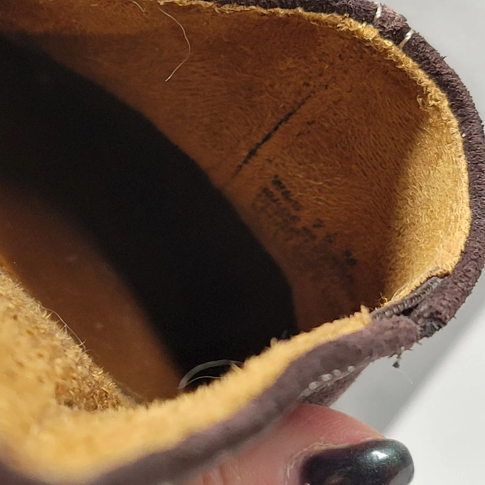 Vintage‎ Naturalizer Natural Soul Fanner Suede Mules Womens 7 Brown Leather Bow - Image 14