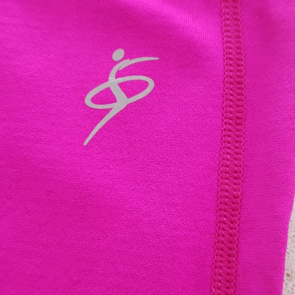 High rise foldover mesh fuschia legging Pink - Image 6