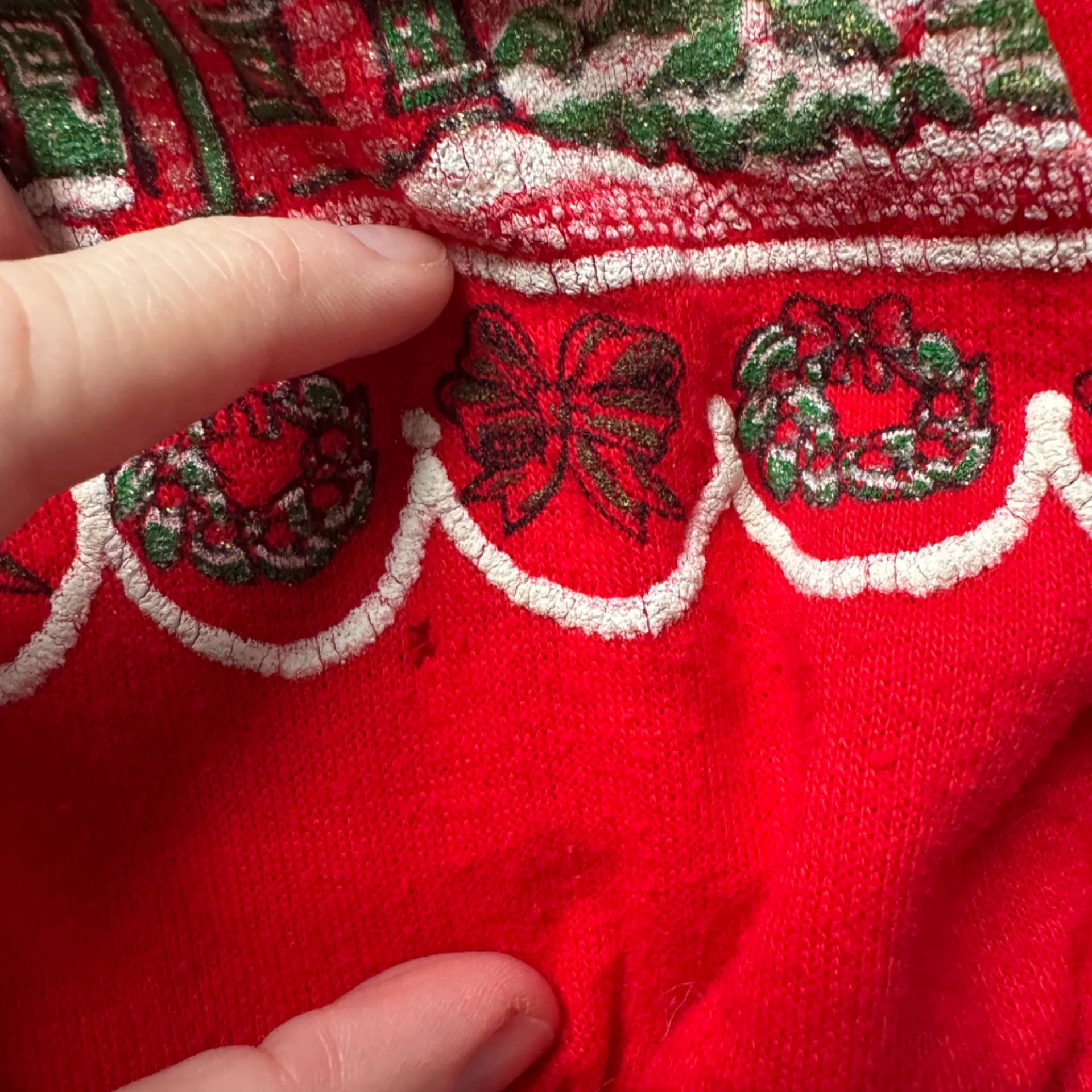 Vintage Nutcracker Festive Red Christmas Sweater M Size M - Image 7