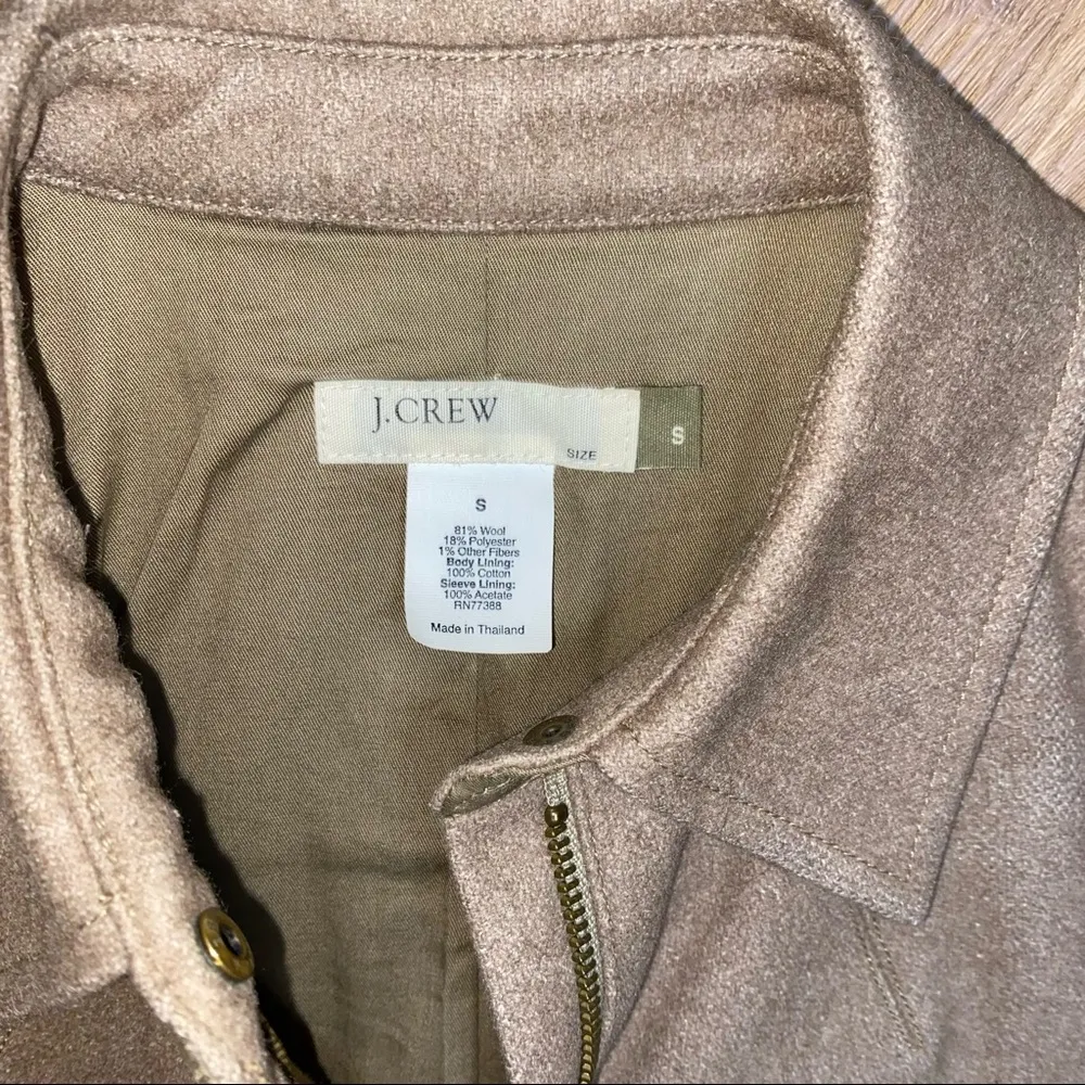 J. Crew Stadium Wool Jacket - Image 5