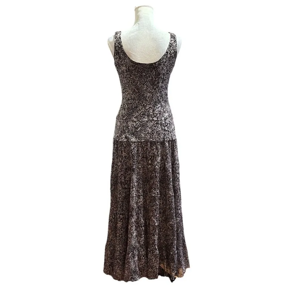 Jones New York Slip Dress Multi-Tiered Scoop-Neck Cottagecore Layered Whimsigoth - Image 3