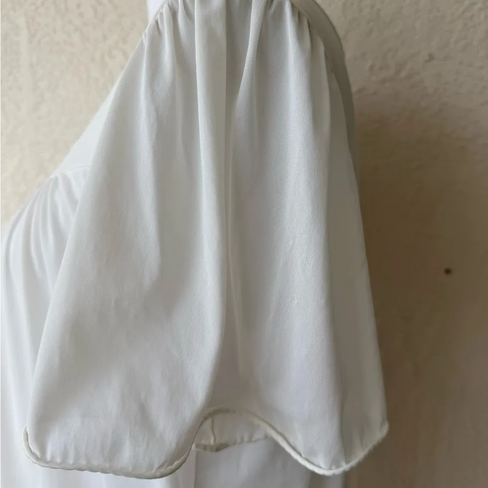 Vintage Vanity Fair Stunning Whimsical Nightgown Lace Chiffon Sz Medium Floral - Image 4