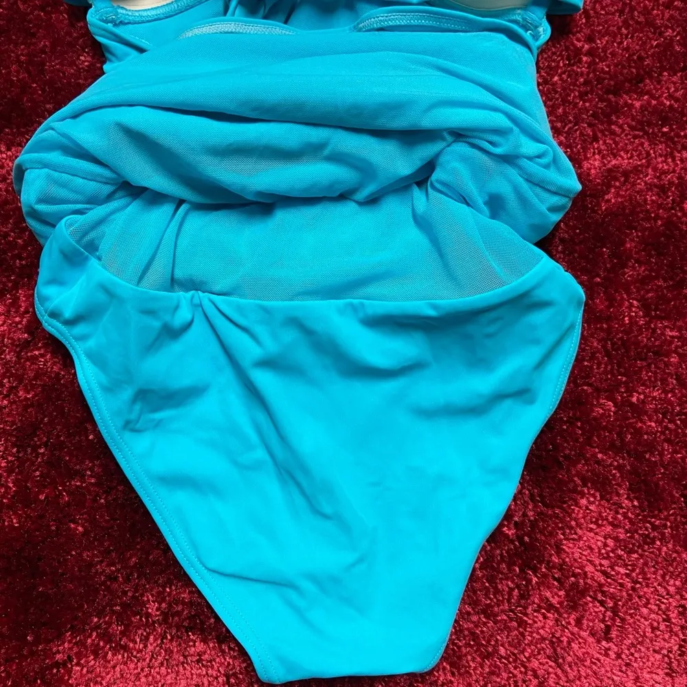 Charlotte Russe | Blue Strapless Swimsuit - Image 3