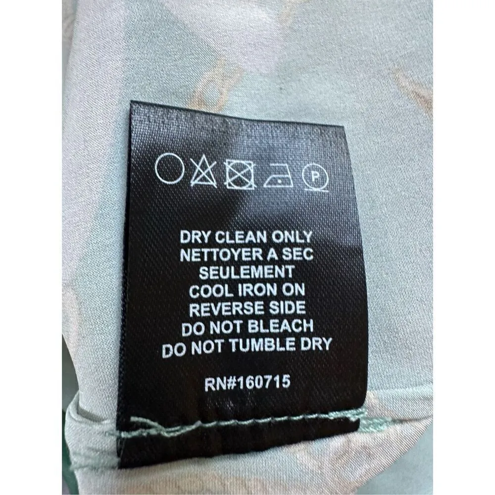 Retrofete SER.O.YA Farrah Silk Dress Green Nautical - Image 7