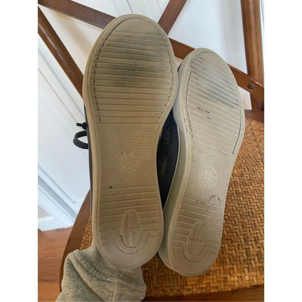 Mephisto blue runoff snakeskin leather sneakers size 6 Blue - Image 6