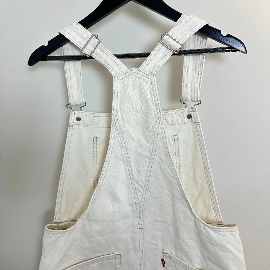 LEVI'S Denim Utility Shortalls in Wash Truth Slip Size Medium - Image 8