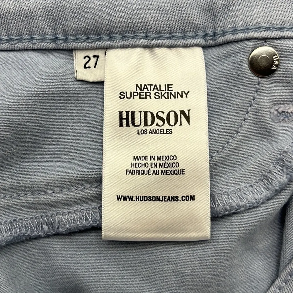 Hudson Jeans Mid Rise Ankle Natalie Super Skinny Size 27 - Image 9