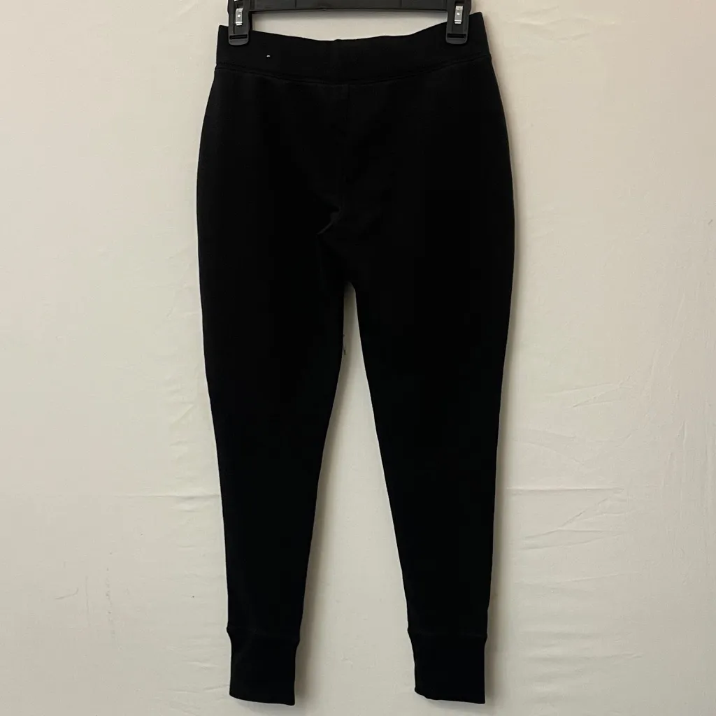 PINK Victoria’s Secret Black Joggers XS – Lace-Up Waist, Bold Logo (N3)?? - Image 2