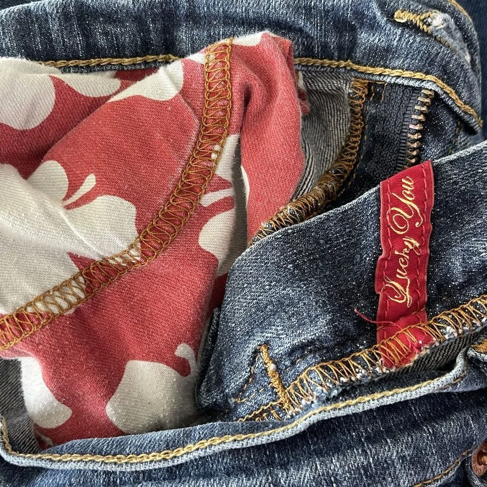 Lucky SZ 10/30 Flare Jeans Mid-Rise Zip-Fly Stretch Medium Wash Blue Womens - Image 10