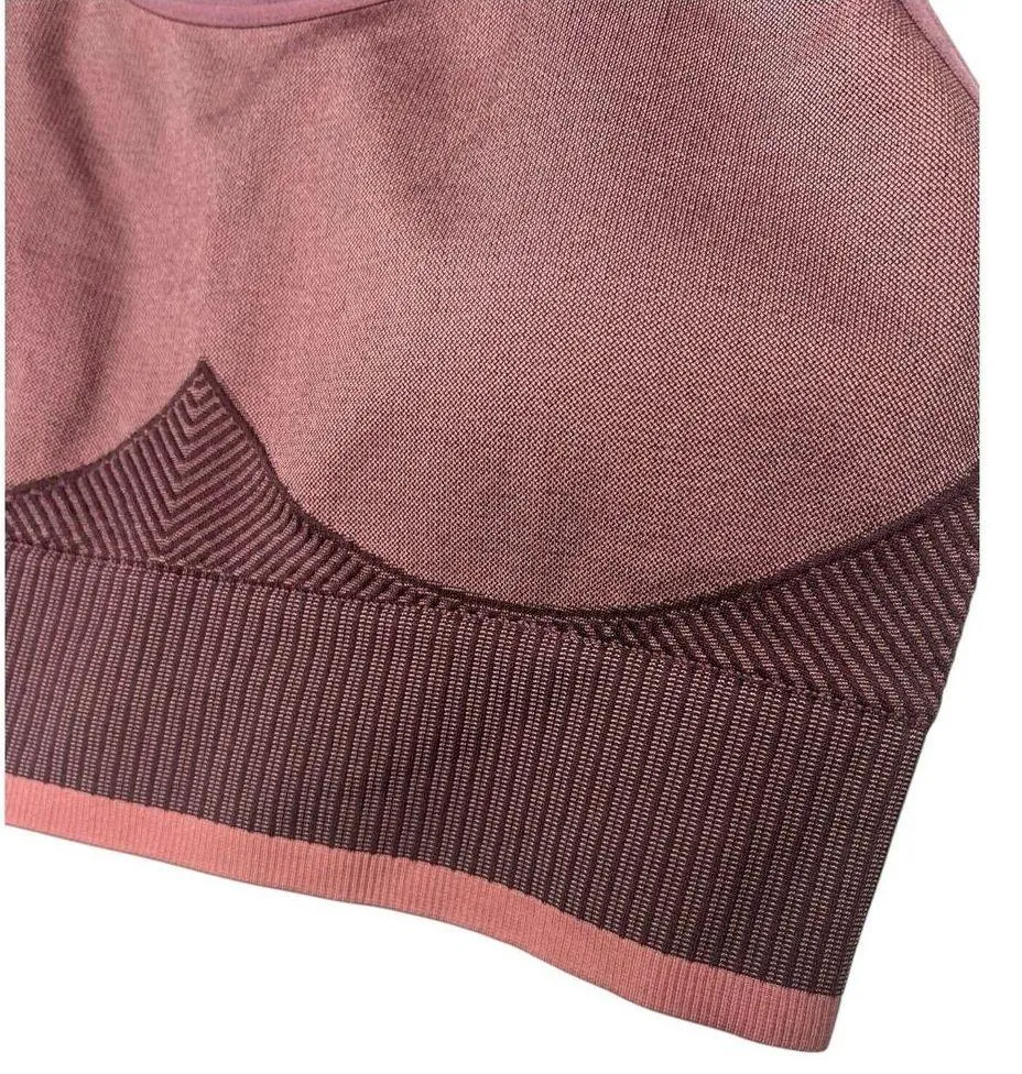 ThirdLove Sports Bra Womens S Kinetic Impact Seamless Light Padding Mauve Pink - Image 8