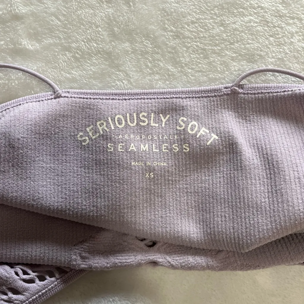 2 AEROPOSTALE Seriously Soft Seamless Ribbed Stretch Tank Tops Sz XS GUC - Image 9