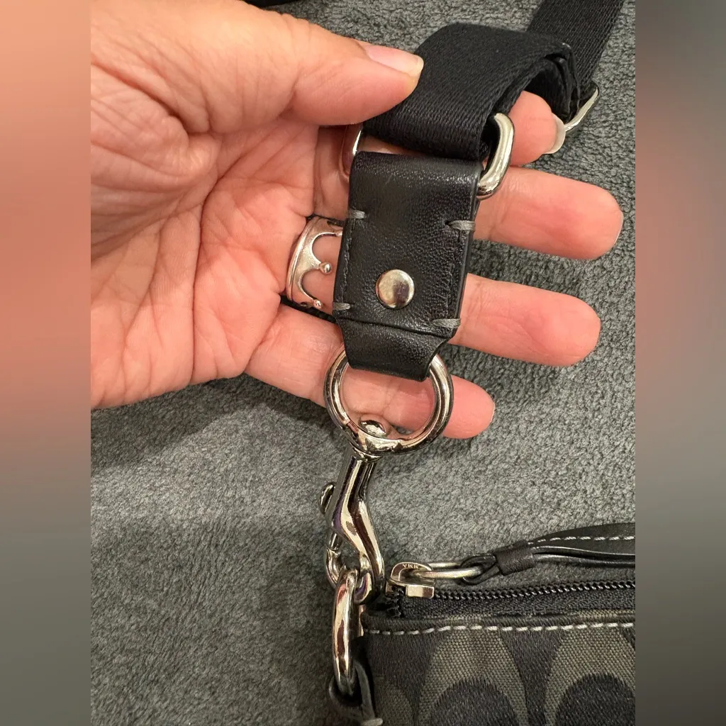 Coach Black Signature Crossbody Bag - Image 11
