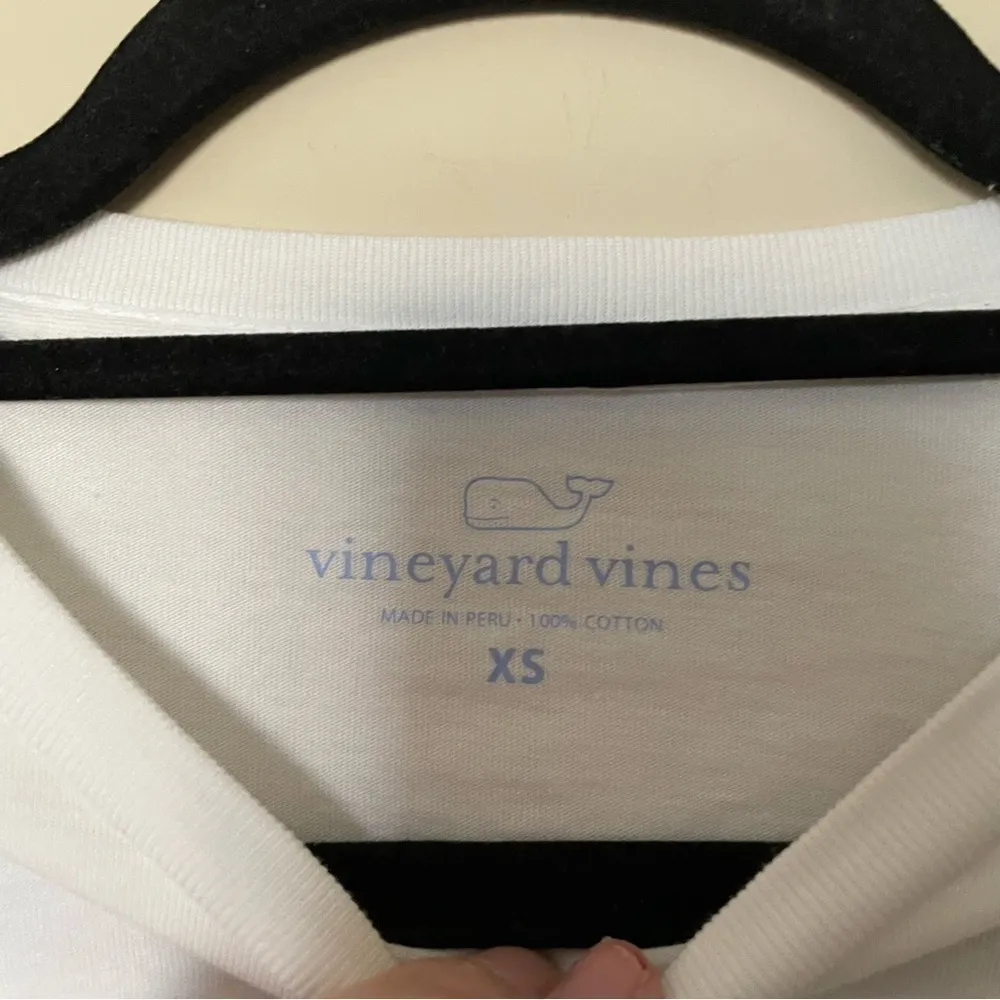 White Short Sleeve T-Shirt with Green Red and Yellow Whale Logo - Image 4